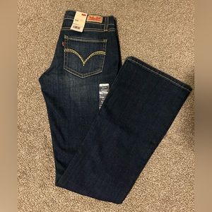 Jeans Levi’s 524 too superlow, size 27, blue color, new